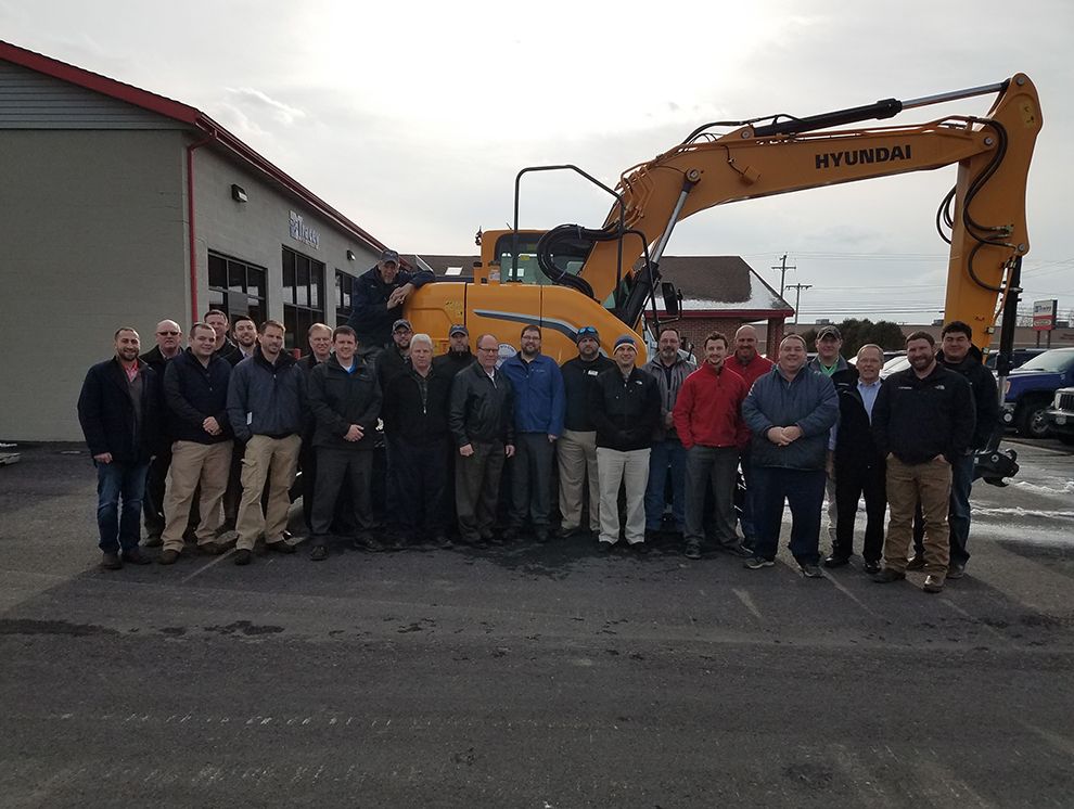 Hyundai Conducts Product Sales Training at Tracey Road Equipment