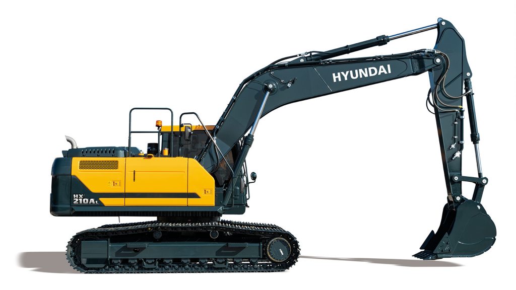 HX210A L a series excavator product