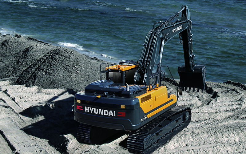 hx300al-hyundai excavator