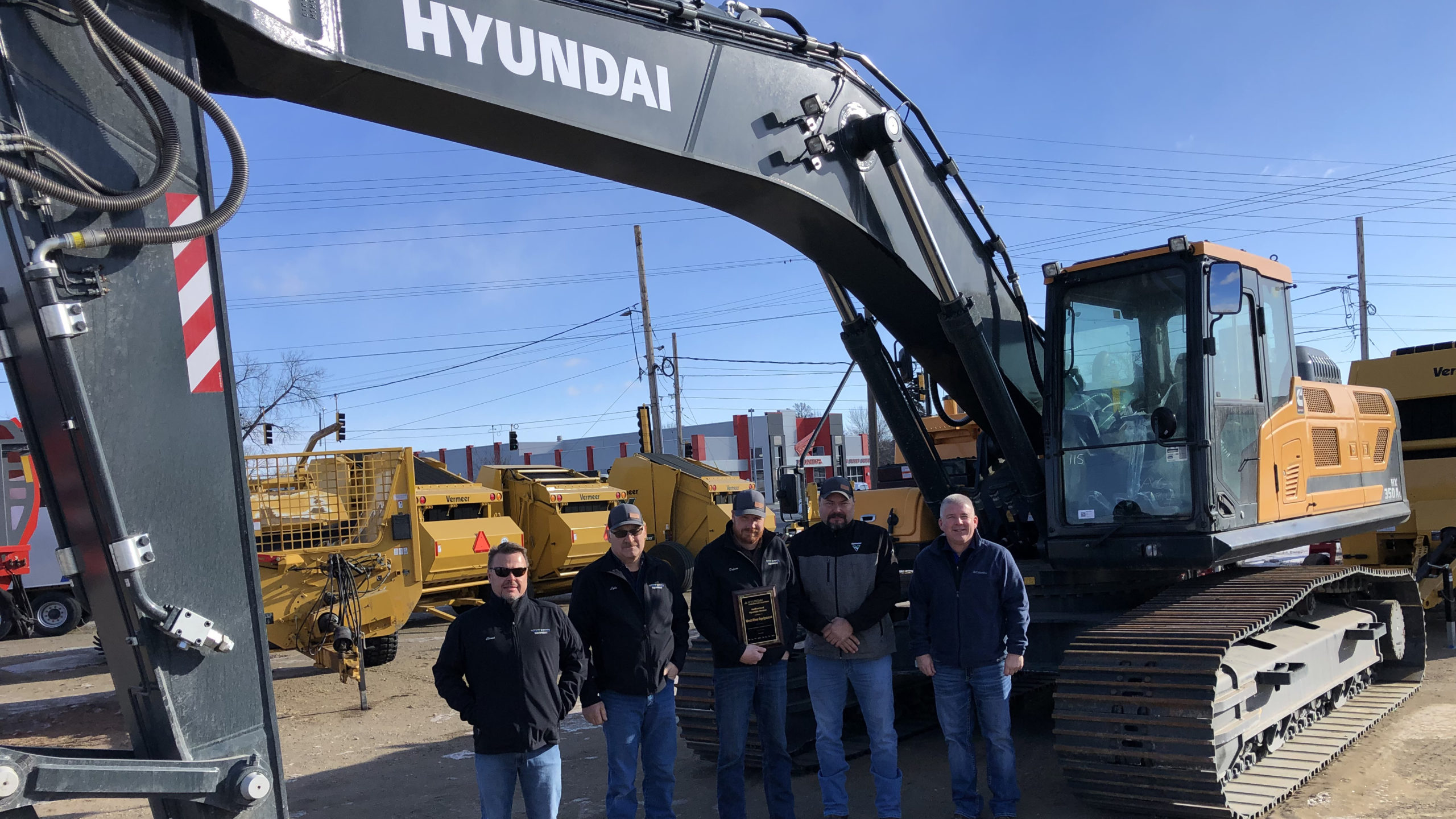 Hyundai Construction Equipment Americas Names West River Equipment Dealer for Central North Dakota